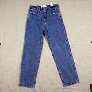 Hollister Baggy Jeans Mens 29x32 Blue Denim Y2K Skater Straight Leg